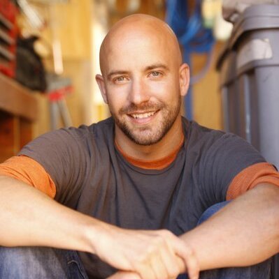 On set of HGTV's Over Your Head